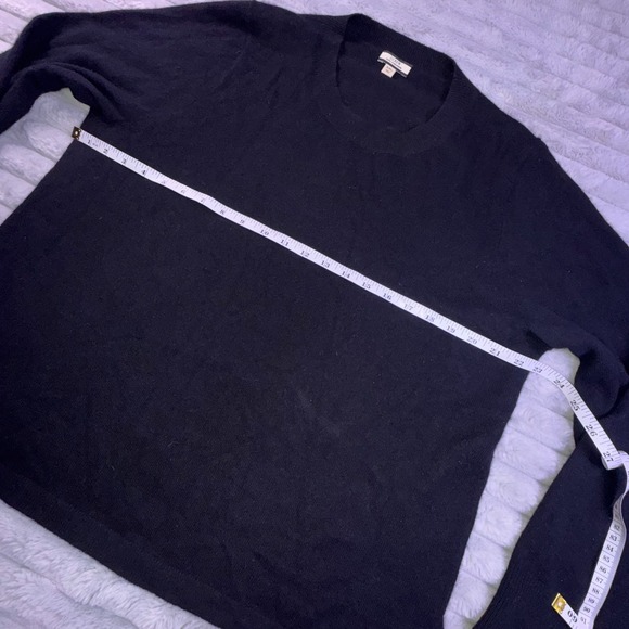 J.Crew Sweater Men 2XL Pullover Black Cashmere Knit Crew Neck Outdoor XXL Luxury - Picture 6 of 8